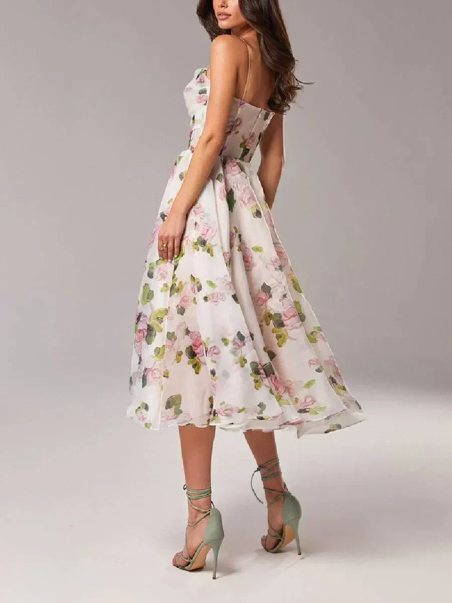 EP | Robe midi élégante pour femme avec coupe structurée