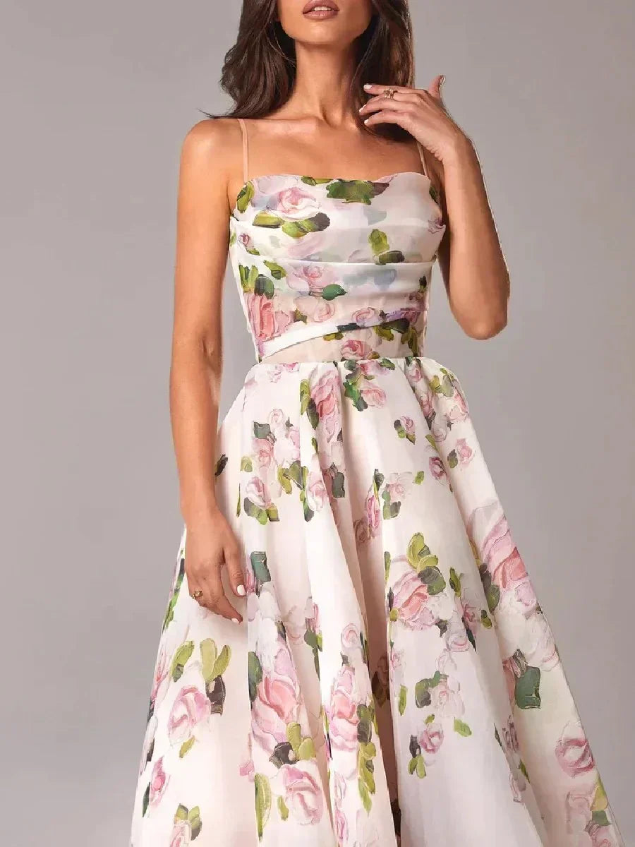 EP | Robe midi élégante pour femme avec coupe structurée