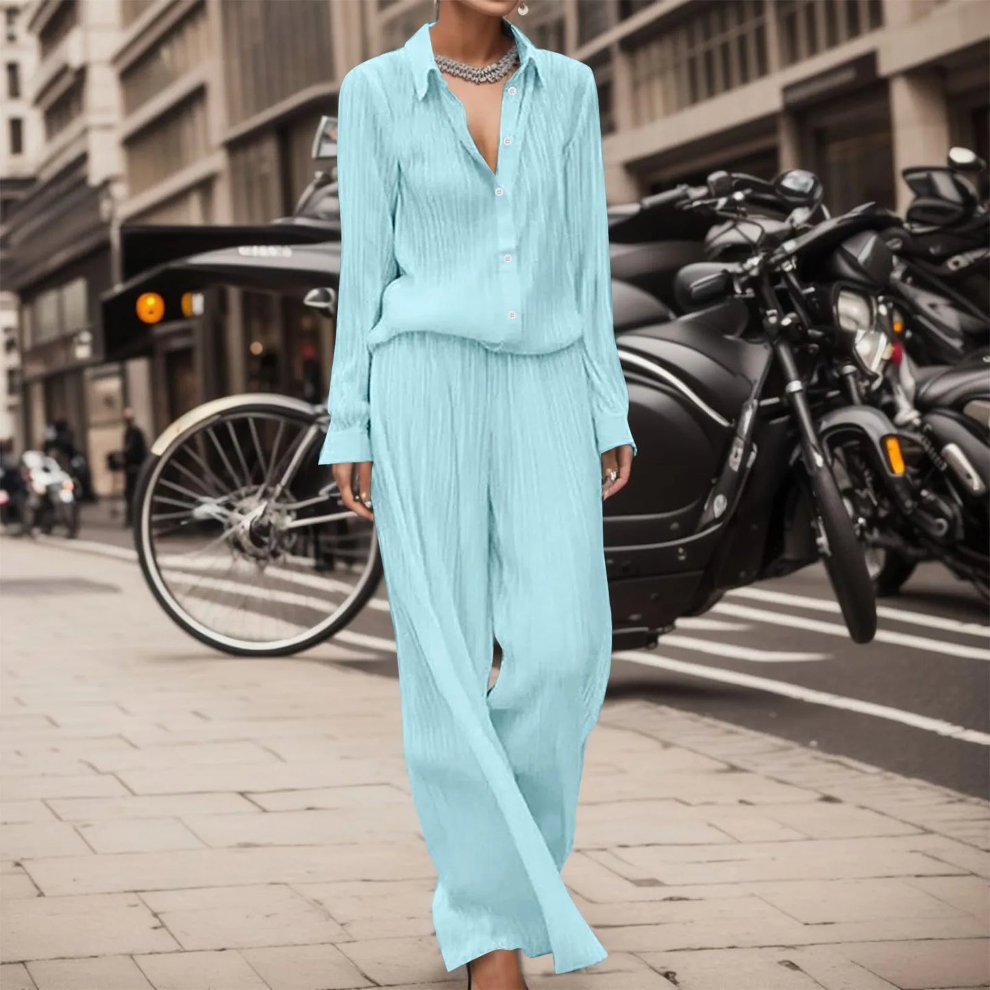 EP | Blouse et pantalon élégants et légers