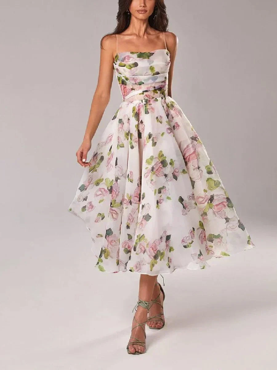 EP | Robe midi élégante pour femme avec coupe structurée
