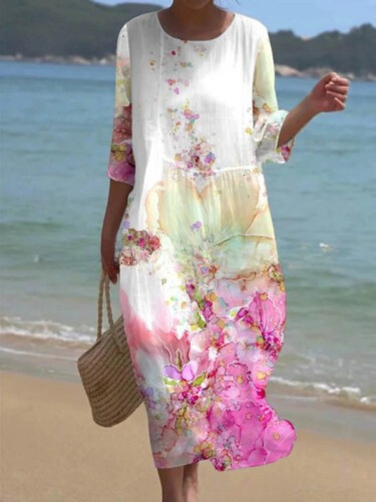ND | Maxi robe à fleurs
