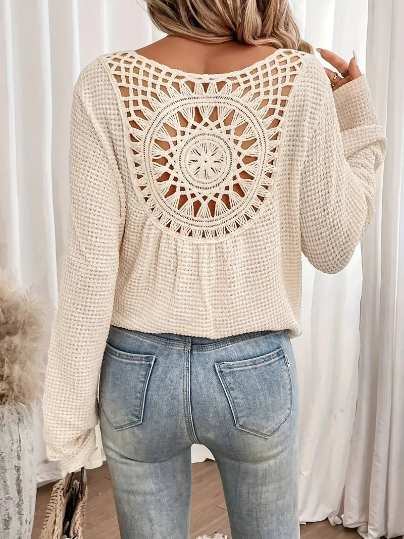 EP | Pull au crochet boho
