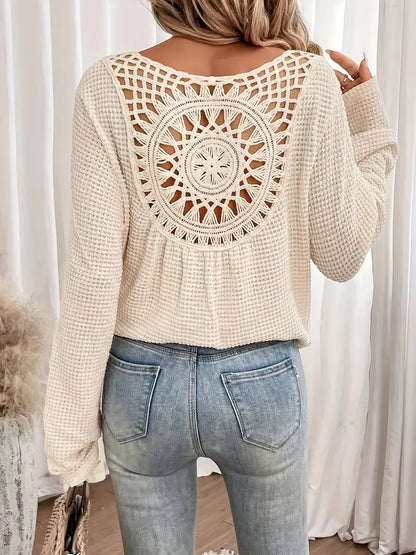 EP | Pull au crochet boho