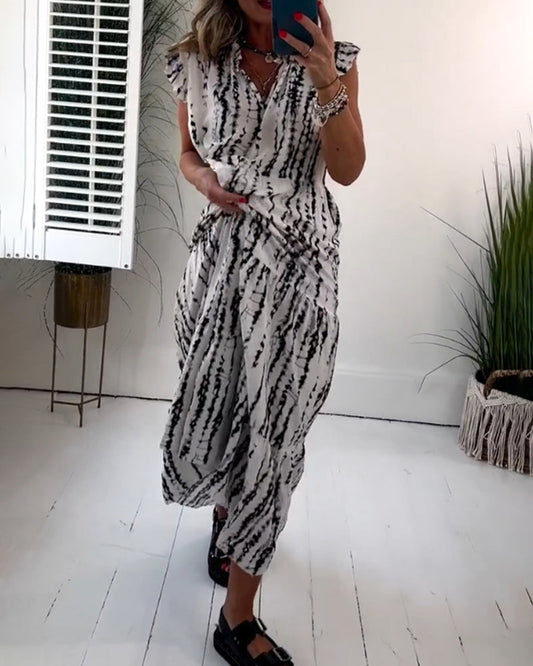 EP | Robe longue imprimée